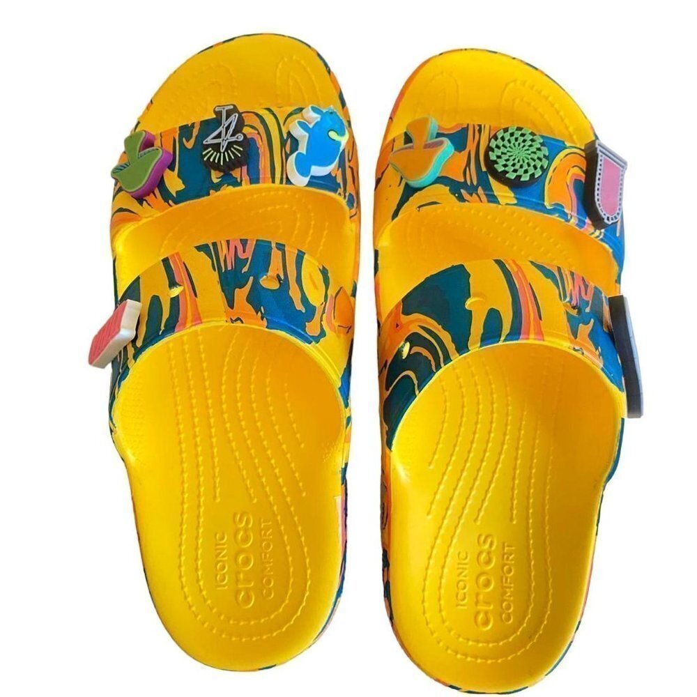 NWT Diplo  x Croc Sandals Rare Size 9 W 7 M